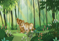 Komar The Lion King Love Non Woven Wall Mural 400x280cm 8 Panels | Yourdecoration.com
