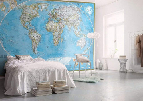 Komar The World Political Non Woven Wall Mural 400x280cm 8 Panels Ambiance | Yourdecoration.com