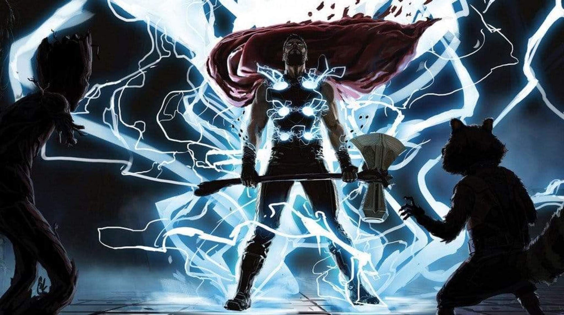 Komar Thor God of Thunder Non Woven Wall Mural 500x280cm 10 Panels | Yourdecoration.com