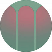 Komar Three Doors Wall Mural 125x125cm Round | Yourdecoration.com