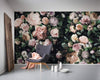 Komar Victoria Black Non Woven Wall Mural 400x250cm 4 Panels Ambiance | Yourdecoration.com