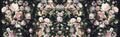 Komar Victoria Black Non Woven Wall Mural 800x250cm 8 Panels | Yourdecoration.com