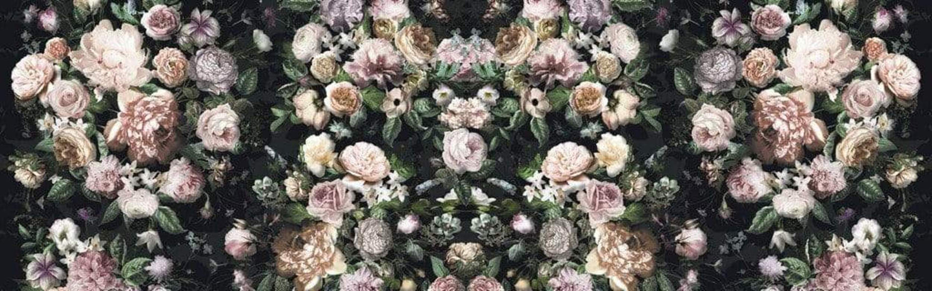 Komar Victoria Black Non Woven Wall Mural 800x250cm 8 Panels | Yourdecoration.com