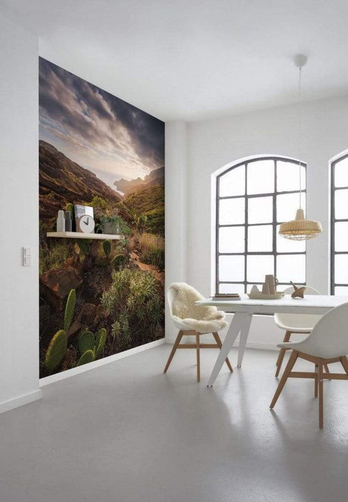 Komar Warmes Licht Non Woven Wall Mural 200x280cm 4 Panels Ambiance | Yourdecoration.com