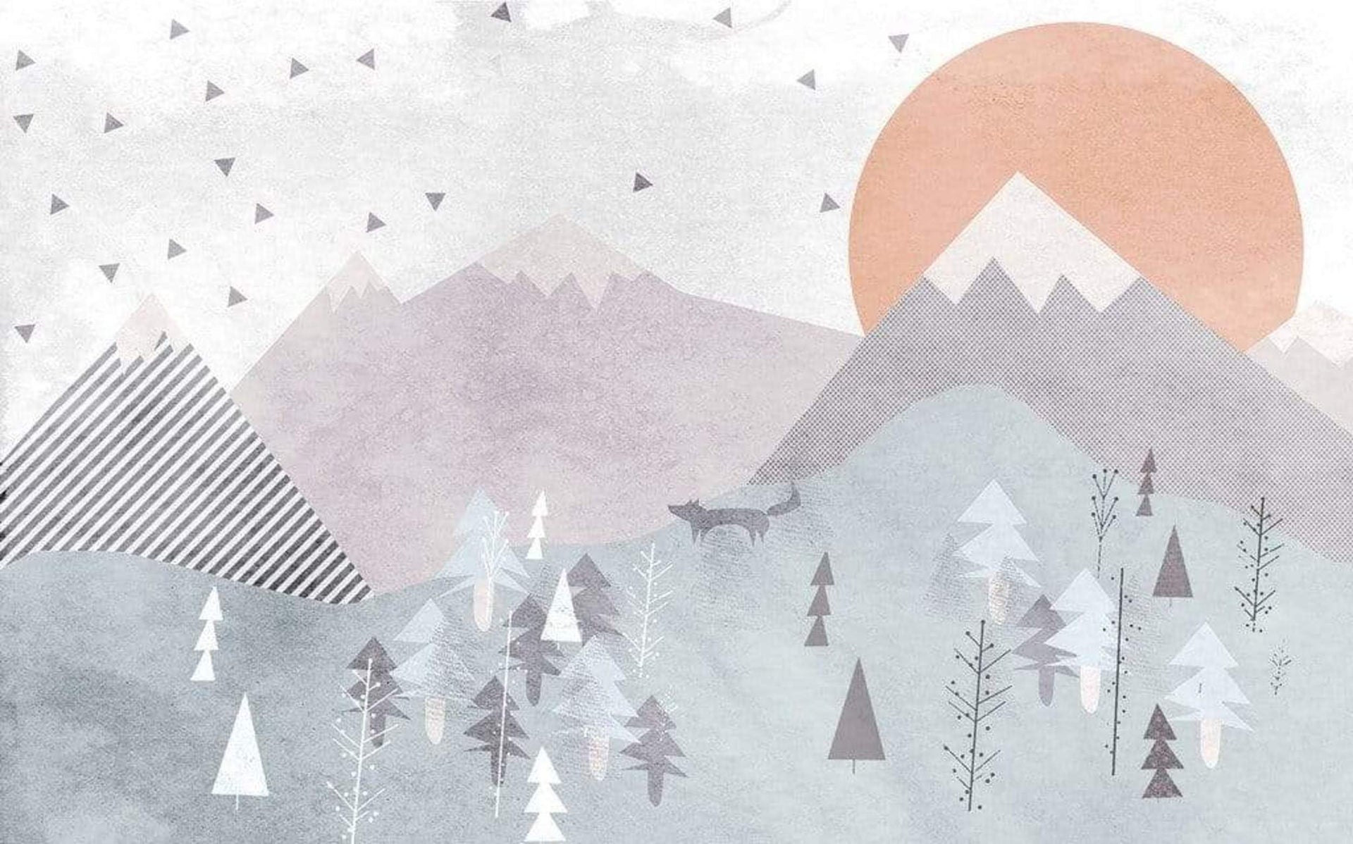 Komar Wild and Free Non Woven Wall Mural 400x250cm 4 Panels | Yourdecoration.com