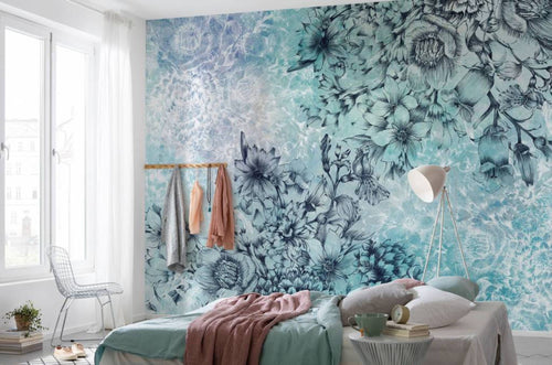 Komar Windflowers Non Woven Wall Mural 368x248cm | Yourdecoration.com