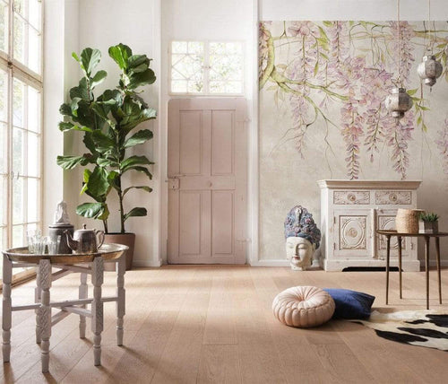 Komar Wisteria Non Woven Wall Mural 400x280cm 4 Panels Ambiance | Yourdecoration.com