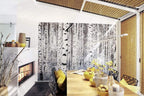 Komar Woods Wall Mural 400x270cm 8 Panels Ambiance | Yourdecoration.com
