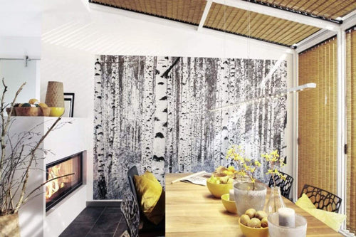 Komar Woods Wall Mural 400x270cm 8 Panels Ambiance | Yourdecoration.com