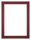 Passe Partout 18x24cm Carton Wine Red Edge 3cm Straight Front | Yourdecoration.com