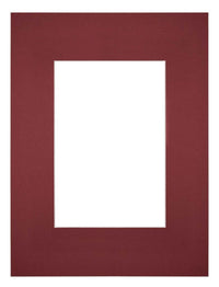 Passe Partout 18x24cm Carton Wine Red Edge Straight Front | Yourdecoration.com