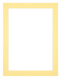 Passe Partout 18x24cm Carton Yellow Edge 3cm Straight Front | Yourdecoration.com