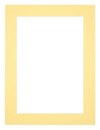 Passe Partout 18x24cm Carton Yellow Edge 4cm Straight Front | Yourdecoration.com