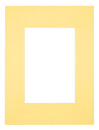 Passe Partout 18x24cm Carton Yellow Edge Straight Front | Yourdecoration.com