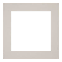 Passe Partout 20x20cm Carton Gray Gray Edge 6cm Straight Front | Yourdecoration.com