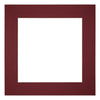 Passe Partout 20x20cm Carton Wine Red Edge 6cm Straight Front | Yourdecoration.com