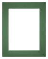 Passe Partout 20x25cm Carton Green Forest Edge 6cm Straight Front | Yourdecoration.com