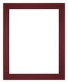 Passe Partout 20x25cm Carton Wine Red Edge 4cm Straight Front | Yourdecoration.com