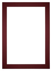 Passe Partout 20x28cm Carton Wine Red Edge 5cm Straight Front | Yourdecoration.com