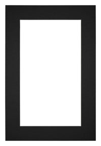 Passe Partout 20x30cm Carton Black Edge 5cm Straight Front | Yourdecoration.com