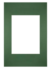 Passe Partout 20x30cm Carton Green Forest Edge Straight Front | Yourdecoration.com