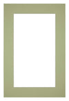 Passe Partout 20x30cm Carton Mint Green Edge 5cm Straight Front | Yourdecoration.com