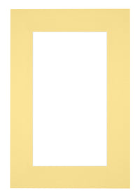 Passe Partout 20x30cm Carton Yellow Edge 6cm Straight Front | Yourdecoration.com