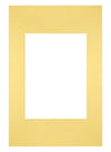 Passe Partout 20x30cm Carton Yellow Edge Straight Front | Yourdecoration.com