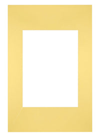 Passe Partout 20x30cm Carton Yellow Edge Straight Front | Yourdecoration.com