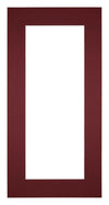 Passe Partout 20x40cm Carton Wine Red Edge 6cm Straight Front | Yourdecoration.com