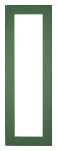 Passe Partout 20x60cm Carton Green Forest Edge 4cm Straight Front | Yourdecoration.com