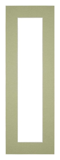Passe Partout 20x60cm Carton Mint Green Edge 5cm Straight Front | Yourdecoration.com
