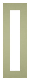 Passe Partout 20x60cm Carton Mint Green Edge 6cm Straight Front | Yourdecoration.com