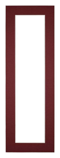 Passe Partout 20x60cm Carton Wine Red Edge 4cm Straight Front | Yourdecoration.com