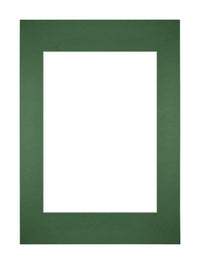 Passe Partout 21x297cm A4/A5 Carton Green Forest Edge Straight Front | Yourdecoration.com
