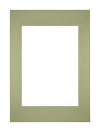Passe Partout 21x297cm A4/A5 Carton Mint Green Edge Straight Front | Yourdecoration.com