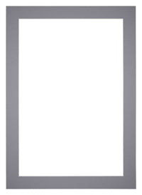 Passe Partout 21x30cm Carton Gray Edge 5cm Straight Front | Yourdecoration.com