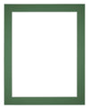 Passe Partout 24x30cm Carton Green Forest Edge 4cm Straight Front | Yourdecoration.com