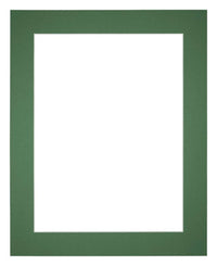 Passe Partout 24x30cm Carton Green Forest Edge 5cm Straight Front | Yourdecoration.com