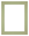 Passe Partout 24x30cm Carton Mint Green Edge 5cm Straight Front | Yourdecoration.com