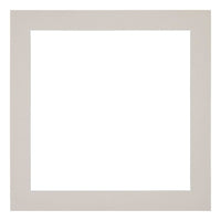 Passe Partout 25x25cm Carton Gray Gray Edge 4cm Straight Front | Yourdecoration.com