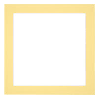 Passe Partout 25x25cm Carton Yellow Edge 4cm Straight Front | Yourdecoration.com