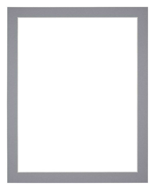 Passe Partout 25x30cm Carton Gray Edge 3cm Straight Front | Yourdecoration.com