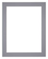 Passe Partout 25x30cm Carton Gray Edge 4cm Straight Front | Yourdecoration.com