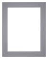 Passe Partout 25x30cm Carton Gray Edge 5cm Straight Front | Yourdecoration.com