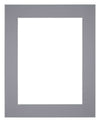 Passe Partout 25x30cm Carton Gray Edge 6cm Straight Front | Yourdecoration.com
