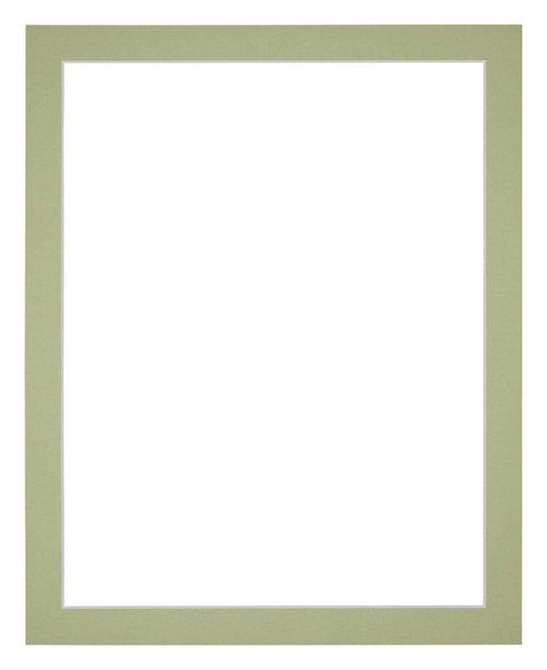 Passe Partout 25x30cm Carton Mint Green Edge 3cm Straight Front | Yourdecoration.com