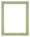 Passe Partout 25x30cm Carton Mint Green Edge 4cm Straight Front | Yourdecoration.com