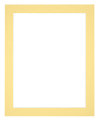 Passe Partout 25x30cm Carton Yellow Edge 4cm Straight Front | Yourdecoration.com