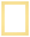 Passe Partout 25x30cm Carton Yellow Edge 5cm Straight Front | Yourdecoration.com